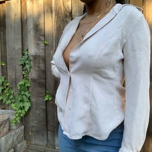 ANN TAYLOR Button up blouse.